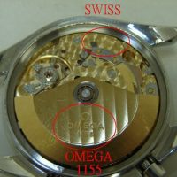 Omega 歐米茄 海馬 三眼計時 1155自動機芯圖