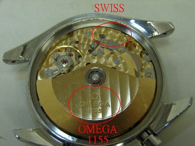 Omega 歐米茄 海馬 三眼計時 1155自動機芯圖